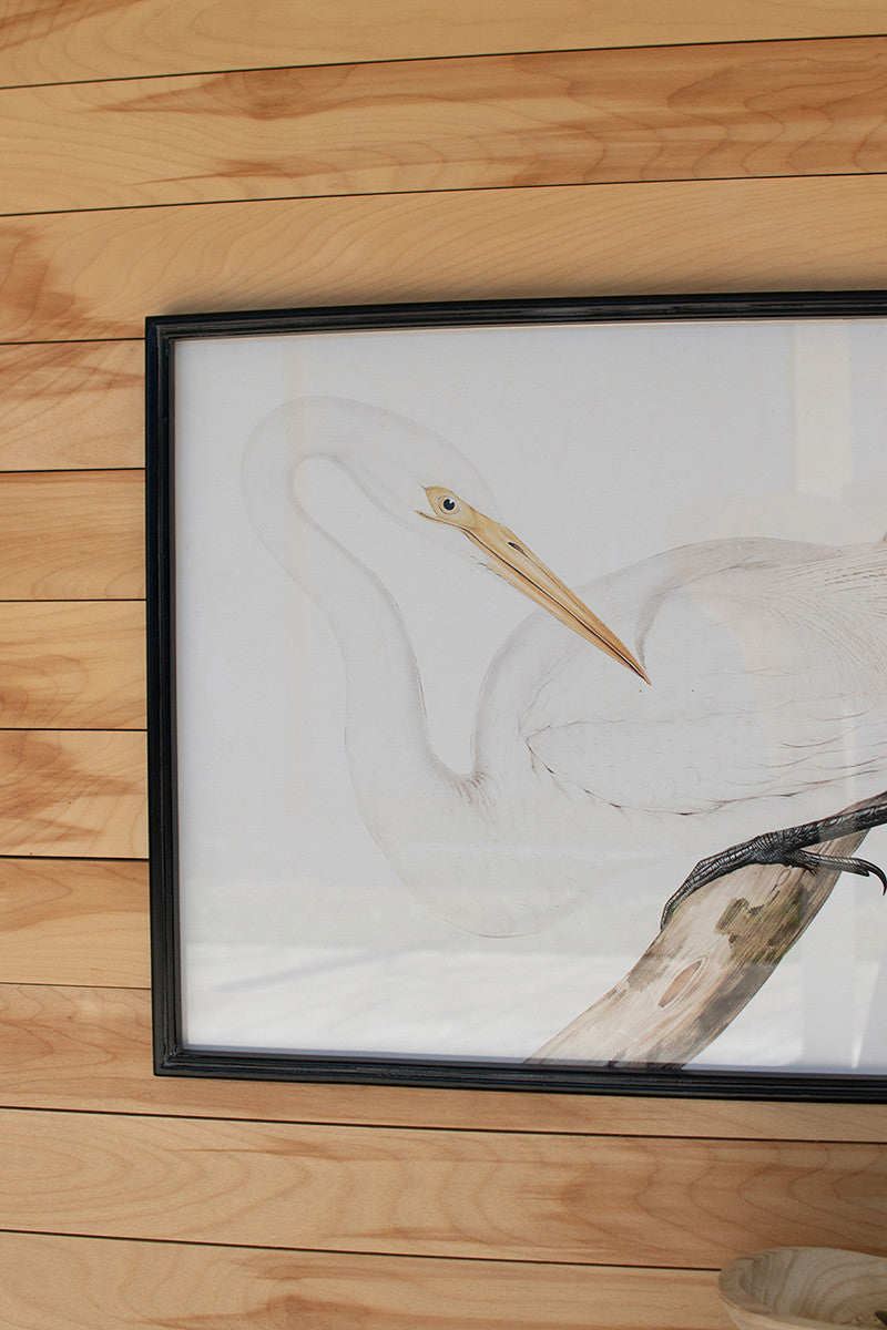Two Framed Heron Prints